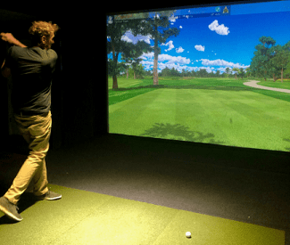 Golf Simulator at Fair Acres YMCA Youth Center